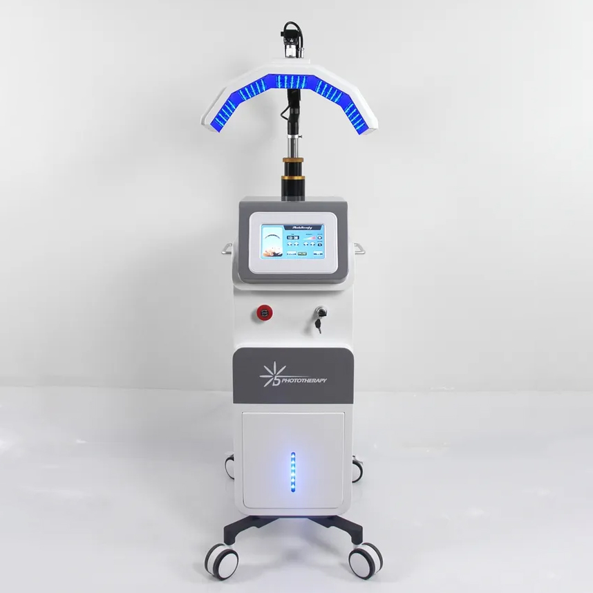 7 Colors LED Beauty Care Wrinkle Reduce Smoothing Oil Reduction Deep Cleaning Skin Anti-aging Photon Beauty Salon with 273PCS Beads