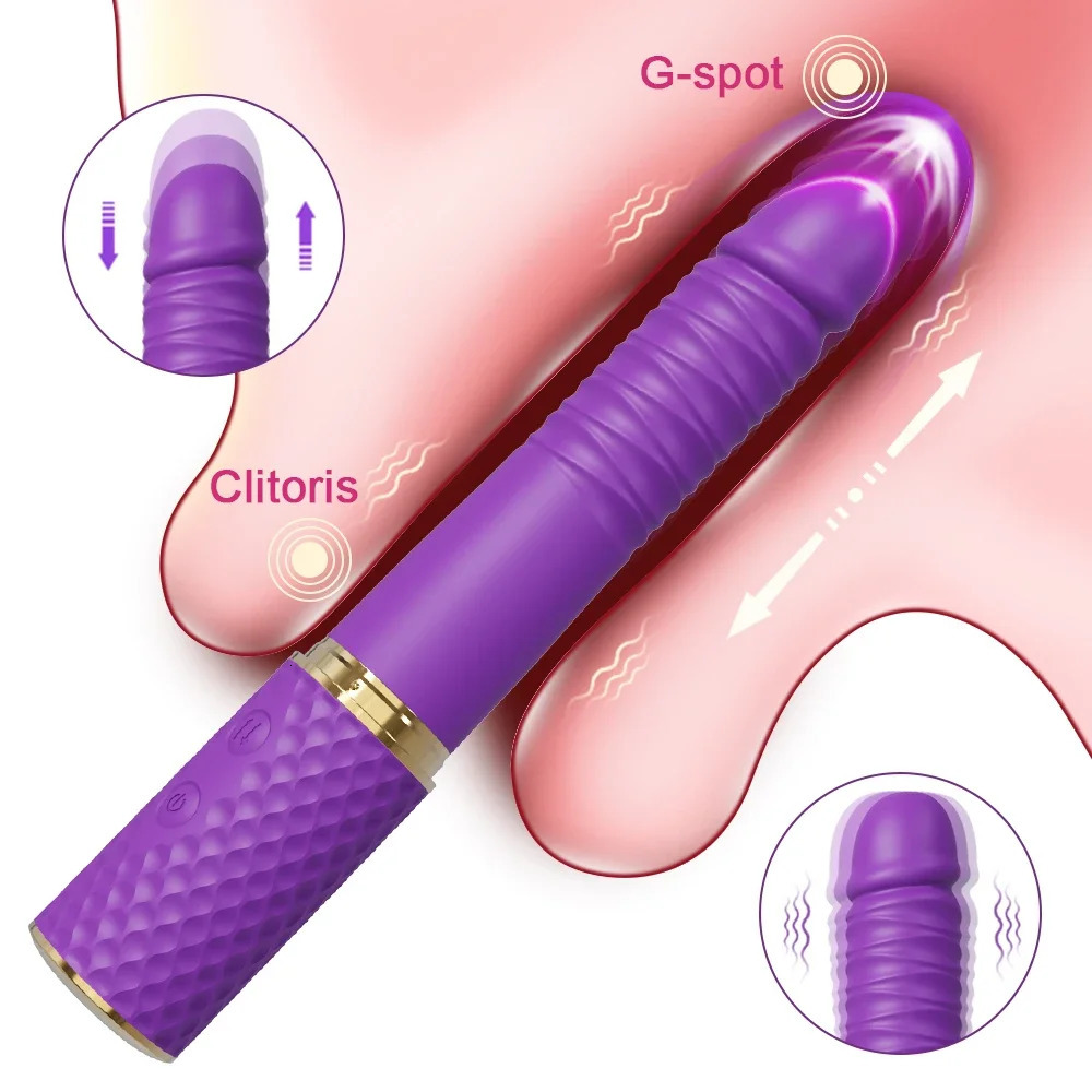 Vibrators Telescopic Dildo for Women G Spot Thrusting Retractable Vaginal Adult Sex Toys Female Masturbation Automatic Machine 231018