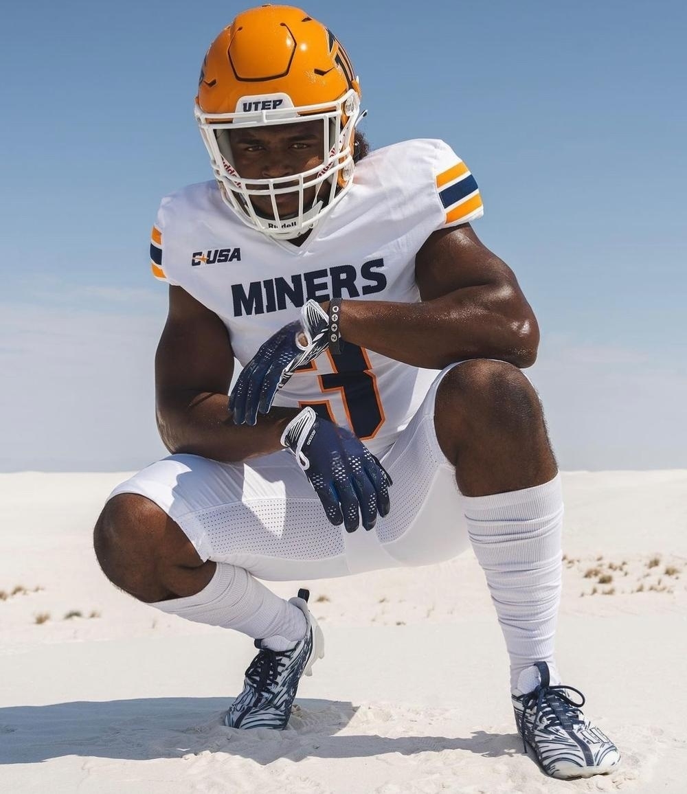 Unisex Football Jersey 2024 UTEP Miners Embroidered Details Uniform DoubleStitched Polyester Breathable Fabric Fits SXXXL Top