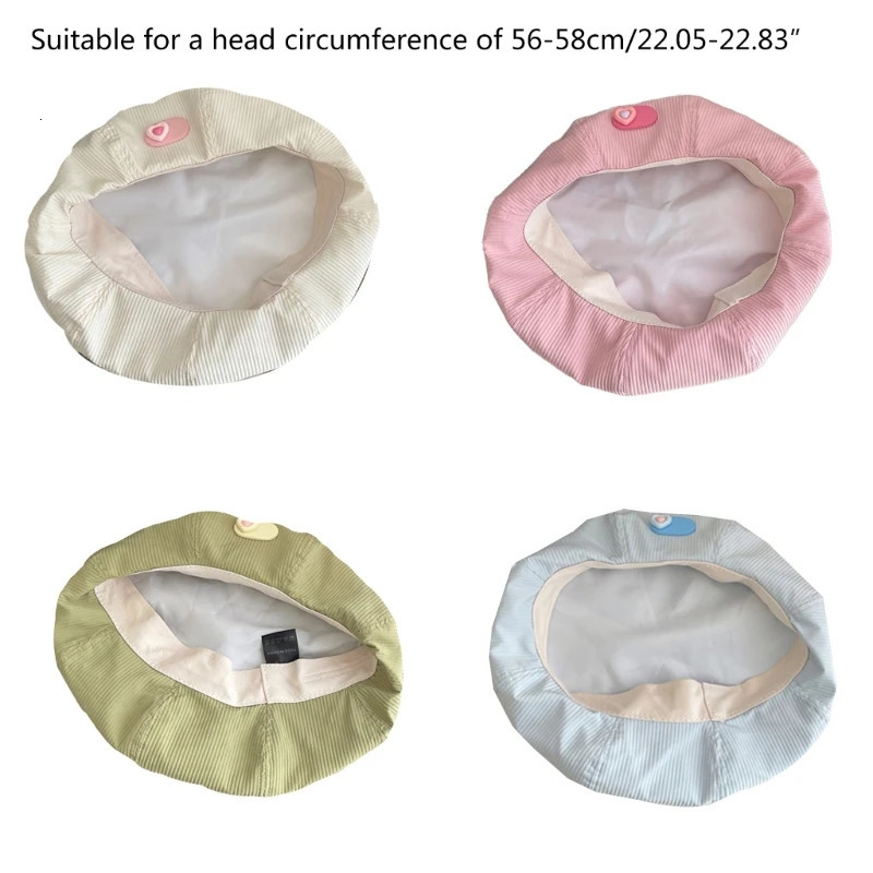 Berets Y2k Girl Lovely Candy Color Beret Hat Women Lightweight French Painter Hat Lady Spring Summer Outdoor Sunproof Cap Po Props 231018