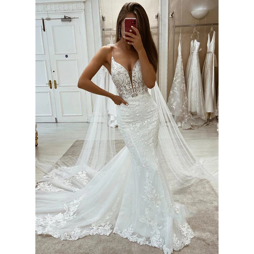 Floral One Shoulder Wedding Dresses Beading 3D Flowers Appliques Bridal Gowns Backless Buttons Vestido De Novia
