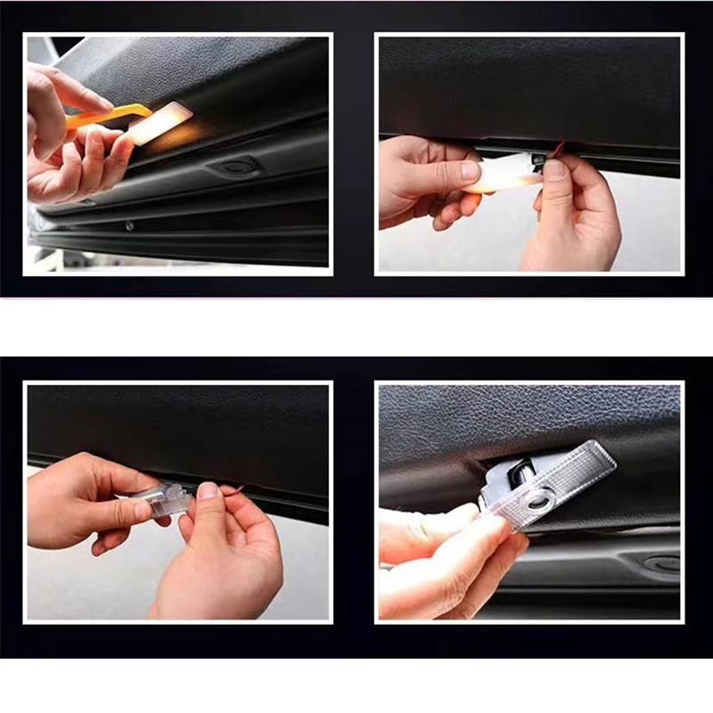 4pcs/Lot LED Car Door Light Projector Courtesy Laser Welcome Lights Lamps Accessories for G20 G21 Z4 M4 New 3 series