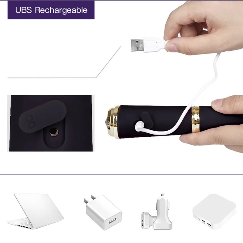 Vibrators Vibrator For Women Pen Shape Clit Nipple Stimulator Vaginal Massage AV Stick Masturbation Adult Sex Toy Dildo 231018