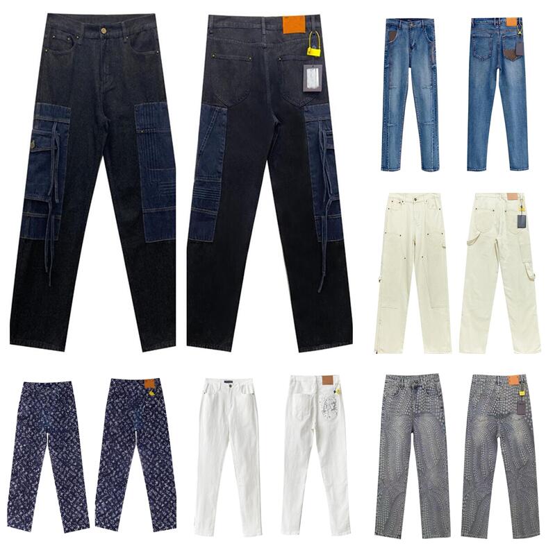 New Men's Jeans Luxury brandLV Designer Jeans high quality jeans Casual pants