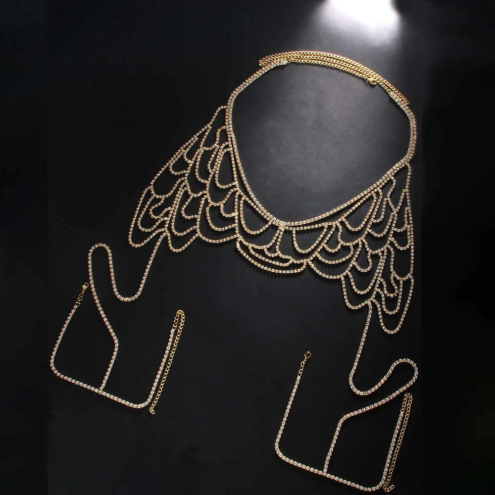 Other Fashion Accessories Stonefans Mesh Rhinestone Belly Waist Chain for Women Sexy Underwear Flower Shape Crystal Thong Set Bikini Body Chain Jewelr