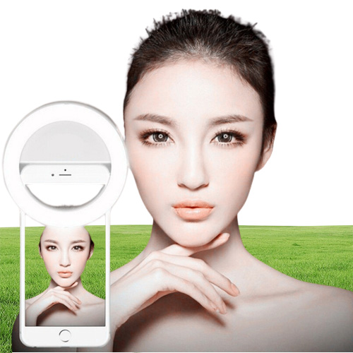 Universal LED Pography Flash Light Up Selfie LED Pography Flash Light Up Selfie Luminous Lamp Night Phone Ring7288832