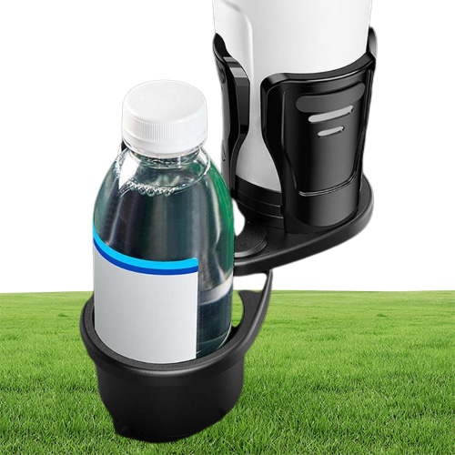 Drink Holder Dual Car Cup 2 In 1 Expander Adjustable 360 Degrees Rotating Nonslip Bottom Stable