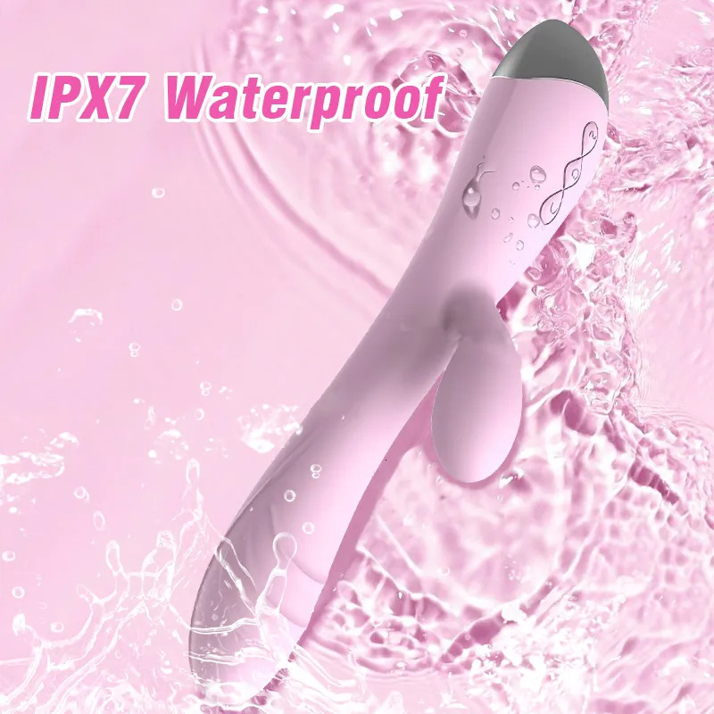 Vibrators Wand Dildo Rabbit Vibradores Double Vibrating Clitoris Stimulator Vagina Massage Female Masturbator Sex Toy For Women 231018