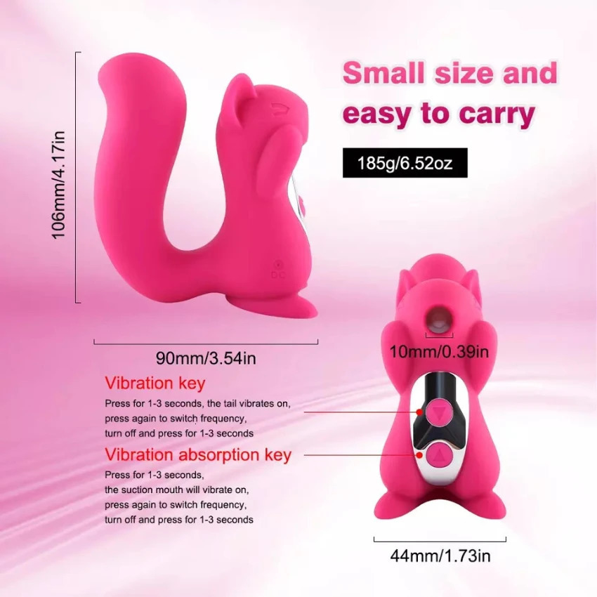 Vibrators 10 Modes Vibrating Squirrel Sucker Clitoris Sucking Vibrator Nipple Vacuum Massager Vaginal Stimulator Dildo Sex Toy Adult Goods 231018