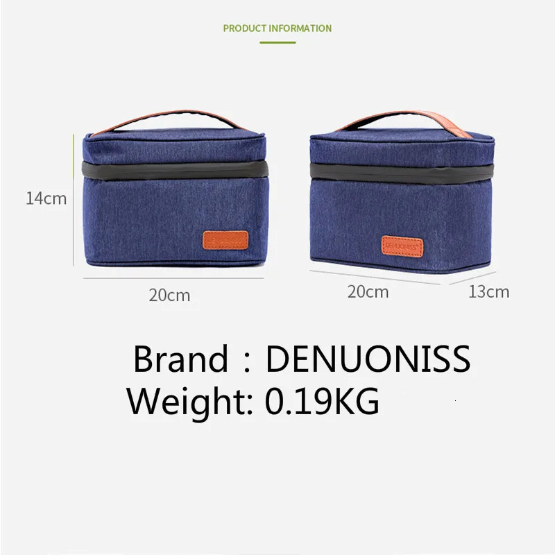 Ice Packs/Isothermic Bags DENUONISS Small Cooler Bag Protable Fridge Oxford Food Refrigerator Bag EVA Insulated Picnic Bag Isothermal Cooler Ice Box B