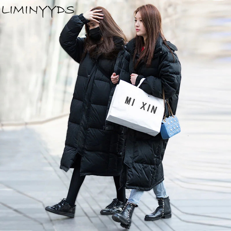 Women's Down Parkas Hooded Coat For Women Autumn Warm Thick Long Puffer Winter 2023 Ladies Jackets Couple Models Men And Parka Quilte 231018