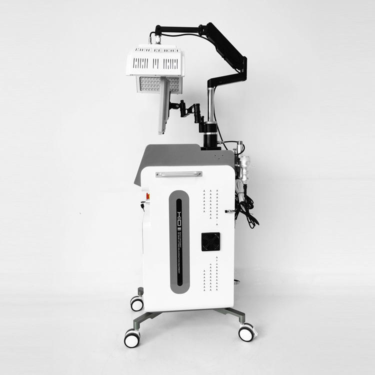 Multifunctional Skin Management Center PDT Skin Tightening Wrinkle Reduction Whitening Blackheads Removal 10 in 1 RF BIO Vacuum Dermabrasion Cool Hand