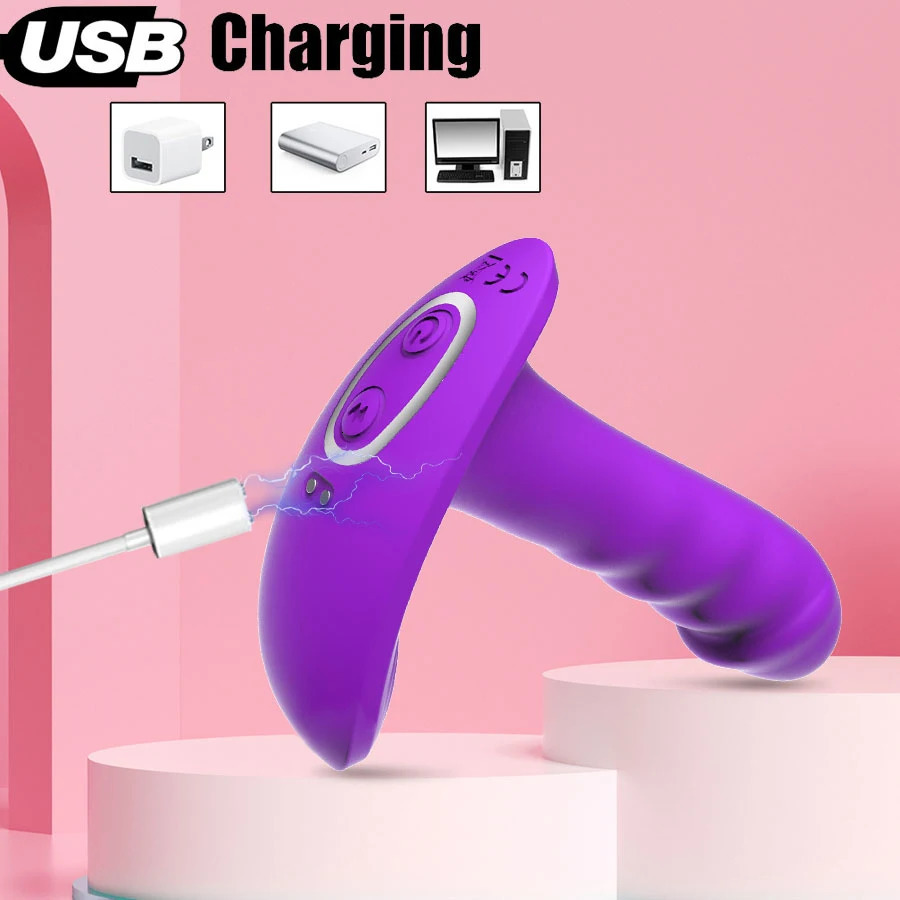 Vibrators Strong Dual Motor Wearable Dildo Vibrator for Woman Remote Control G Spot Clitoris Stimulator Mute 10 Speeds Panties Vibrating 231018