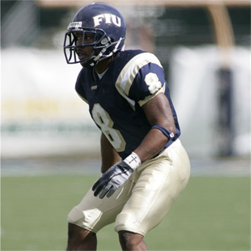 FIU Golden Panthers Football Jersey 2 Avery Huff 12 Chayden Peery 1 Latarie Kinsler 88 Josiah Miamen 8 Jeramy Passmore 18 Khaya Wright 8 Lexington Jos