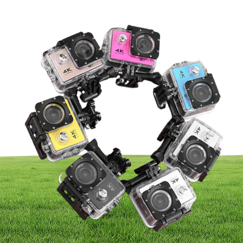 H9 Action Camera Ultra HD 4K 30fps WiFi 20quot 170D 30M Underwater Waterproof Camera Helmet Vedio Sport Go Pro Surfing Rock C14762