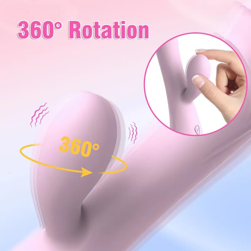 Vibrators Wand Dildo Rabbit Vibradores Double Vibrating Clitoris Stimulator Vagina Massage Female Masturbator Sex Toy For Women 231018