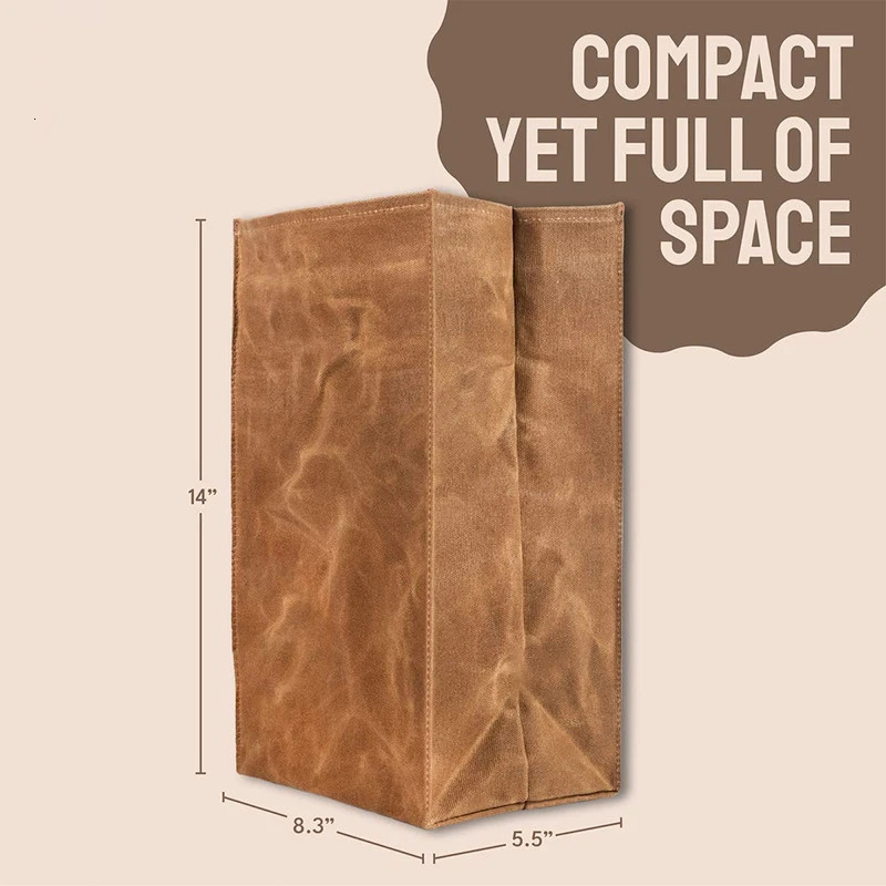 Ice Packs/Isothermic Bags Canvas Insulation Lunch Bag with Aluminum Foil Lining Waterproof Cooler Bag for Student Office Worker Insulated Food Contain