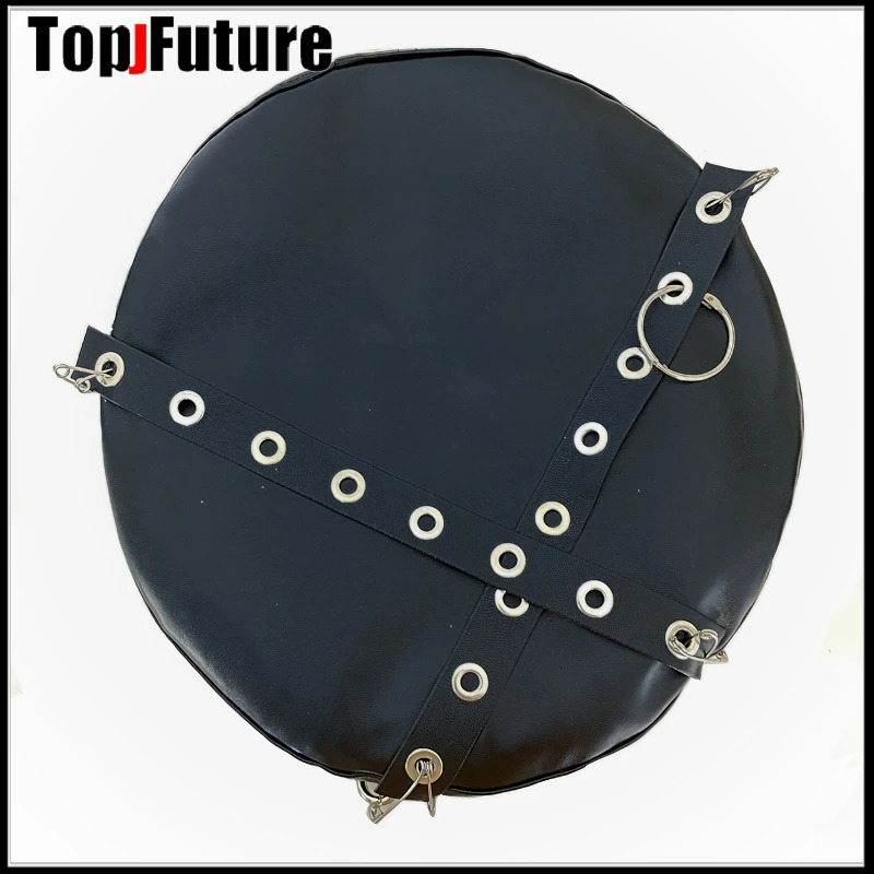 Berets Harajuku Gothic Lolita Leather Devil Beret hat Cap Autumn Winter Y2K Girl Women's Metallic Punk Sharp nail decorative hats 231018