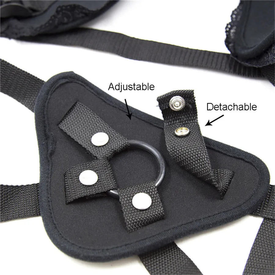 Vibrators Lesbian Strap on Dildo Vibrator Strapon Penis Panty with Oring Adjustable Corset Harness Sex Toy for Women No 231018