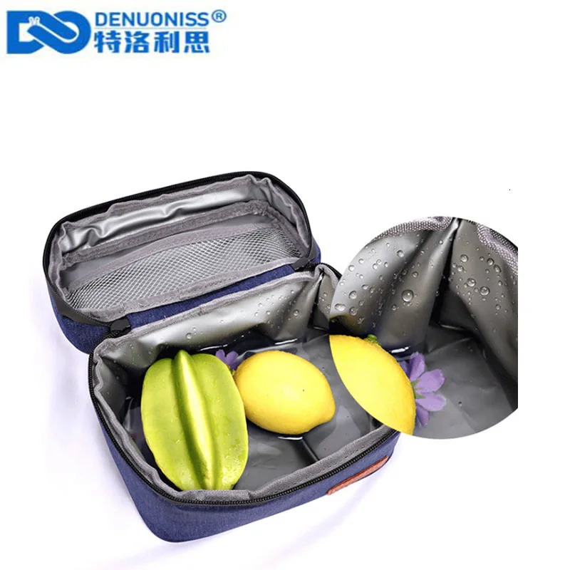 Ice Packs/Isothermic Bags DENUONISS Small Cooler Bag Protable Fridge Oxford Food Refrigerator Bag EVA Insulated Picnic Bag Isothermal Cooler Ice Box B