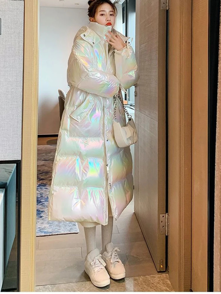 Women's Down Parkas 2023 Female Winter Waterproof Long Cotton Padded Jacket Women Hooded Thick Warm Snow Coat Fashion Oversized Outerwear 231018