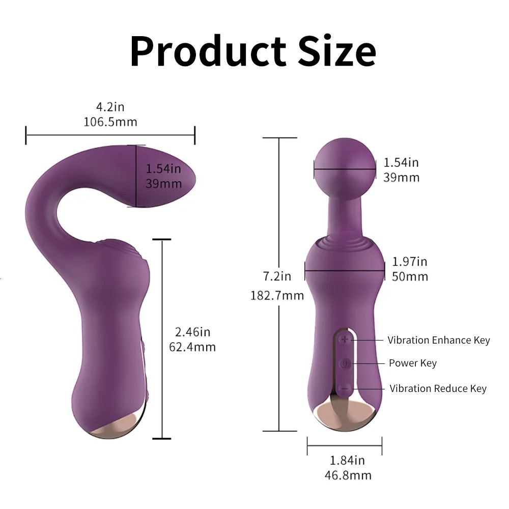 Vibrators Powerful AV Wand for women Clitoris Stimulator Stick G Spot Massager Female Masturbator Adult Sex Toy Woman 231018