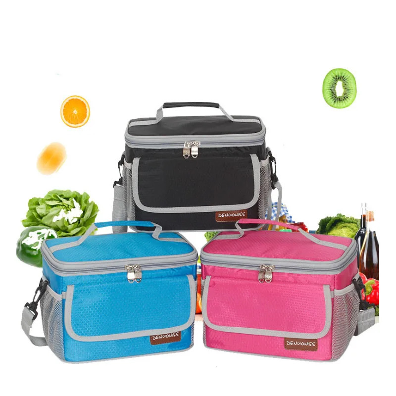 Ice Packs/Isothermic Bags DENUONISS Waterproof And Leakproof Cooler Bag EVA 6L Insulated Thermal Cool Bag Lunch Bag Food Insulated Bento Bag 231019
