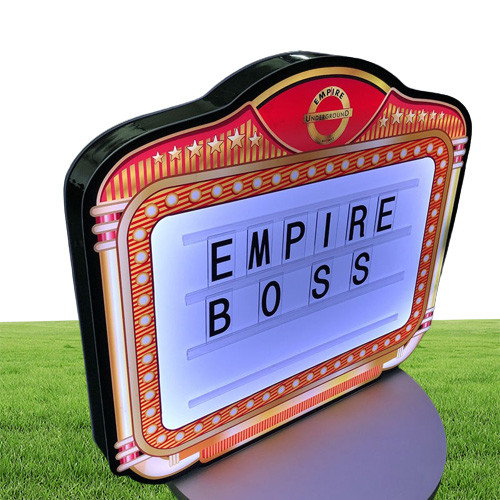 Customized Rechargeable LED Lighted Display Marquee Message Board Bar Wine Bottle Presenter Party Night Club Marquee Light Box9047889