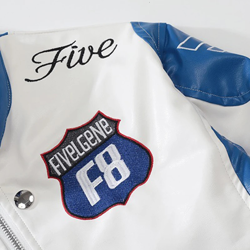 Men's Jackets American Leather Jacket Men Coats Vintage Hip-Hop Streetwear Harajuku Y2k Gothic Women Racing Jacket Bomber Short Coats 231018