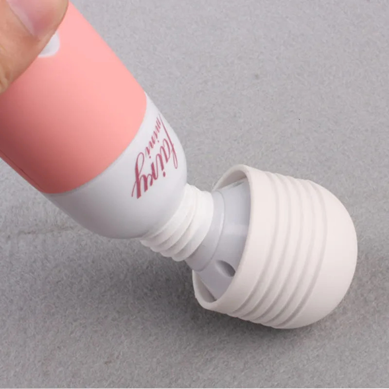 Vibrators WITH BOX Multispeed Powerful Female Personal Wand Massager Fairy Mini AV Vibrator Clit Stimulation Sex Toys For Women US Plug 231018