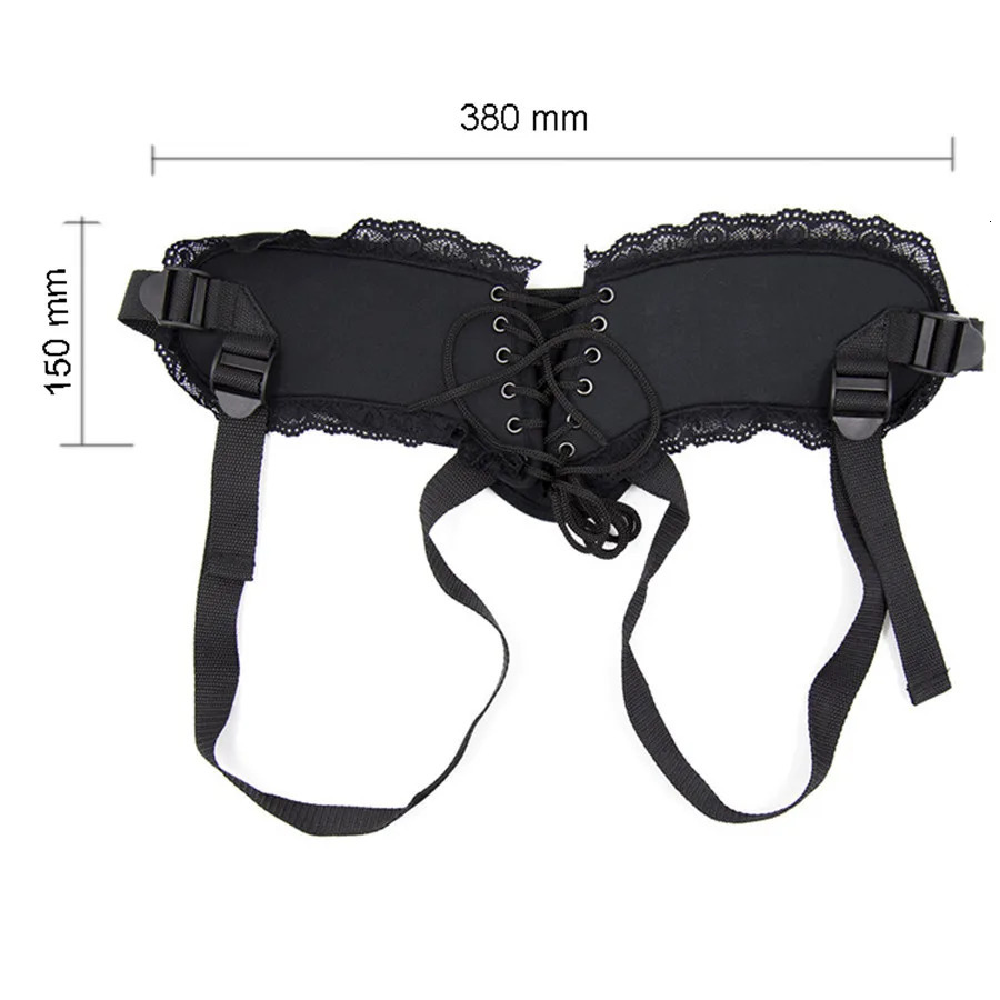 Vibrators Lesbian Strap on Dildo Vibrator Strapon Penis Panty with Oring Adjustable Corset Harness Sex Toy for Women No 231018