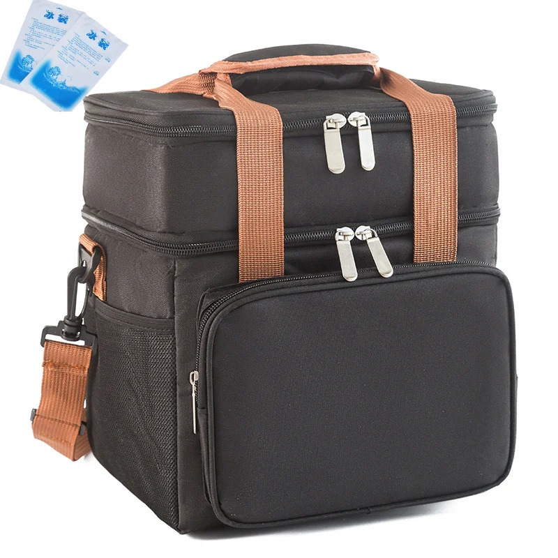 Ice Packs/Isothermic Bags Insulated Thermal Cooler Bag beer Lunch bag Foods Drink Storage Leakproof Picnic Camping Bags Outdoor Cooler Box beach Porta