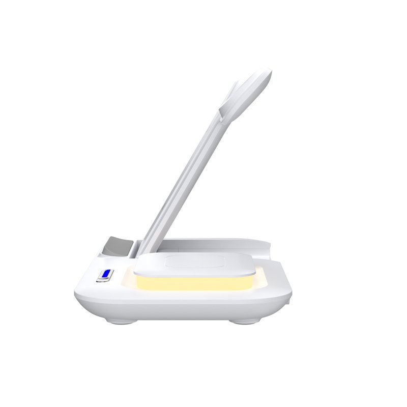 Multifunctional 5-in-1 night light wireless fast charger Desktop folding mobile phone stand wireless charger