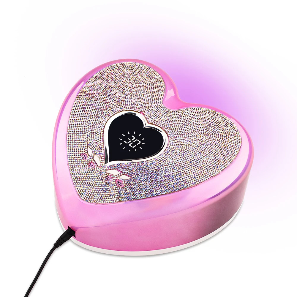Nail Dryers Professional Lamp with Gel Dryer Pedicure Machine LED light for Nails Heart Shape UV 231020