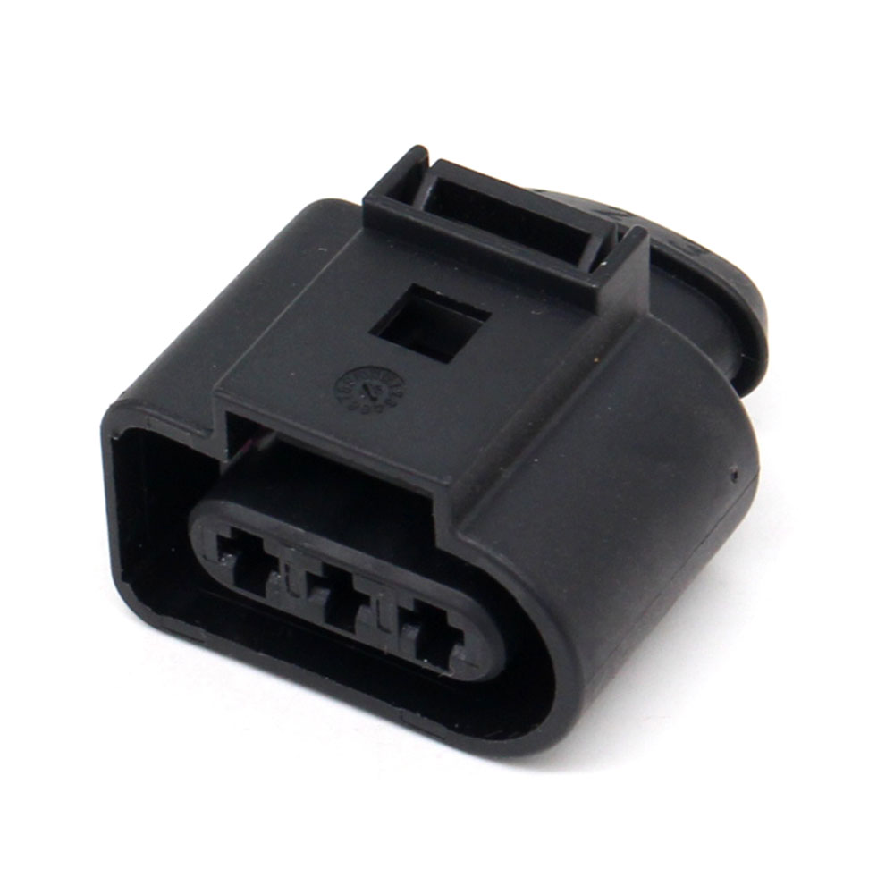 1J0973723 FEP 3 Pin Female Waterproof Auto Wire Harness Connector For Audi VW SKODA