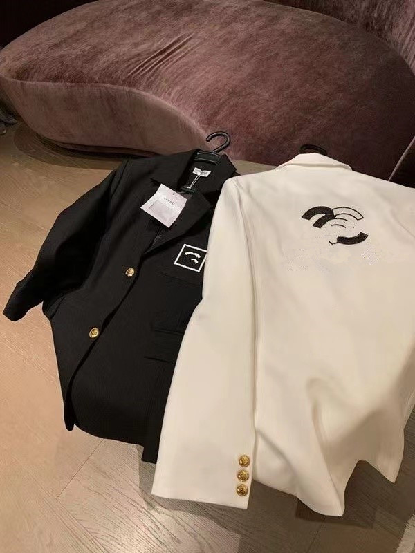 Little tide brand letter suit jacket female 2023 autumn and winter new temperament loose casual suit top