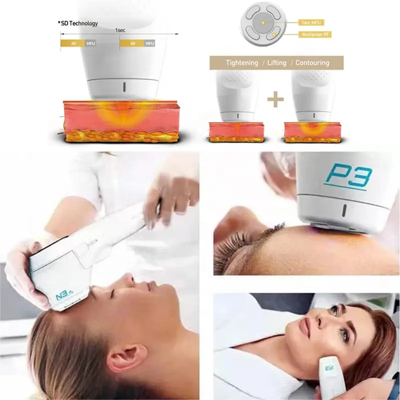High Power Painless HI-FU Machine Face Lifting Anti Aging Skin Tightening Wrinkle Removal Skin Care Face Massager Rf Machine MFU Equipment