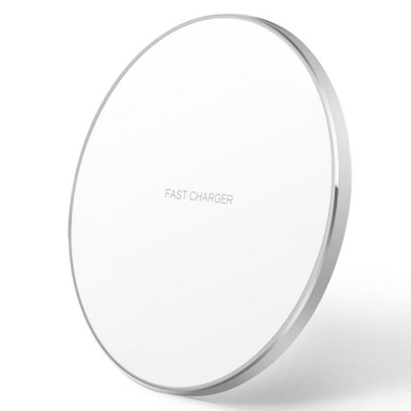 Ultra-thin round QI15W wireless charger Gift Wholesale 10W desktop mobile phone wireless charger