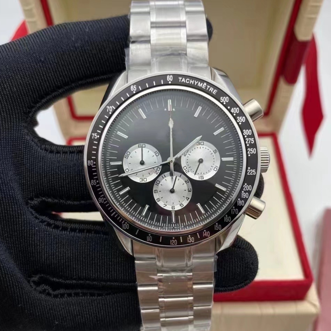 Mens watch Quartz timing code VK movement designer watches high quality 42mm 316 stainless steel watch Business watch