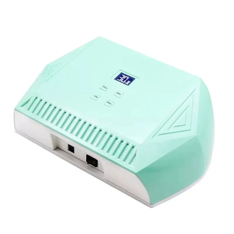 Nail Dryers Two Hands Curing Rechargeable Nail Lamp Red Light Gel Polish Dryer Cordless Manicure Machine Wireless Nail UV LED Lamp 231020