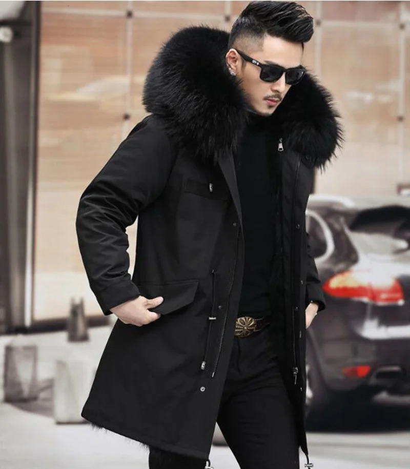 Men's Vests Down Long Waterproof Jackets faux Fur Coat For Man winter Jacket puffer jacket men 2023 Winter warm coats Men clothing 231020