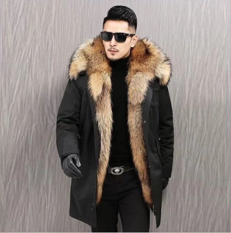 Men's Vests Down Long Waterproof Jackets faux Fur Coat For Man winter Jacket puffer jacket men 2023 Winter warm coats Men clothing 231020
