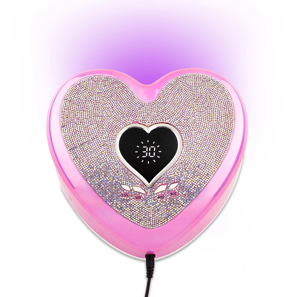 Nail Dryers Professional Lamp with Gel Dryer Pedicure Machine LED light for Nails Heart Shape UV 231020