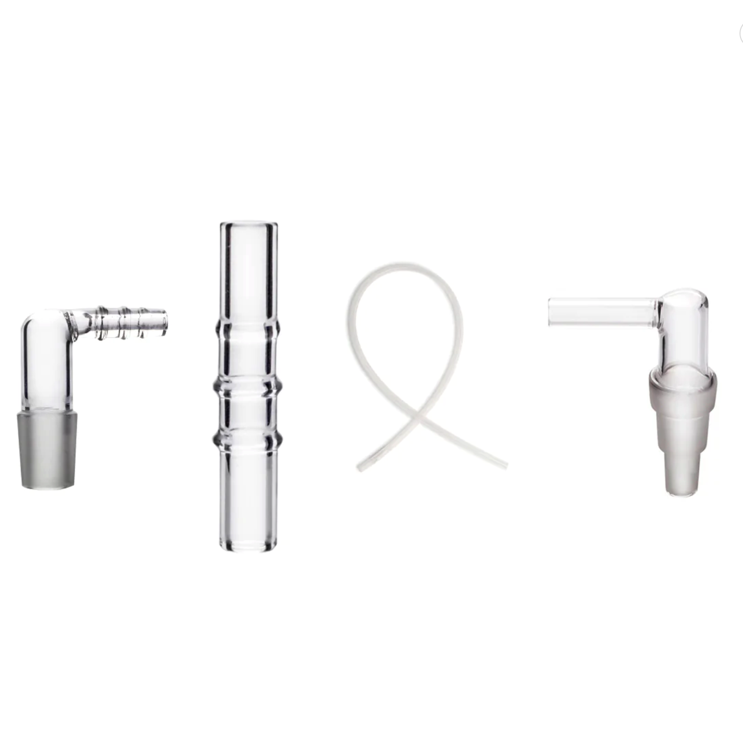 10mm 14mm 18mm Male Elbow Glass Whip Adapter 90 degree angled mouthpiece for water pipe bong