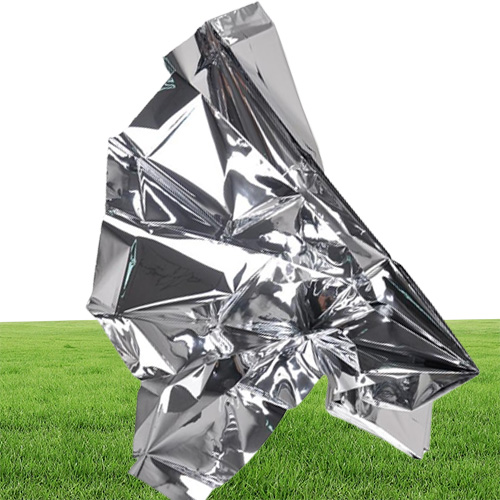 210*130cm Outdoor Sport Climbers Pad Life-saving Emergency Blanket Survival Rescue Insulation Curtain Silver305E