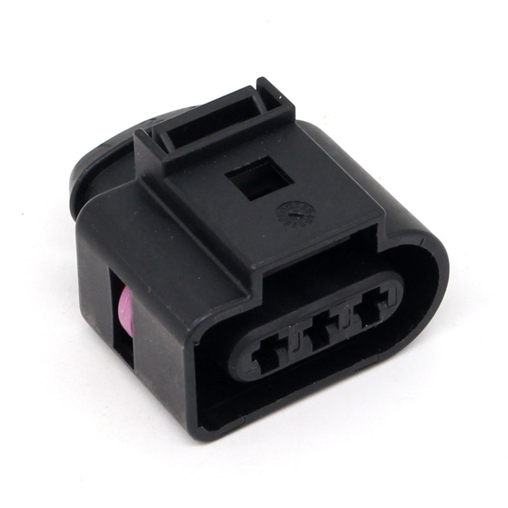 1J0973723 FEP 3 Pin Female Waterproof Auto Wire Harness Connector For Audi VW SKODA