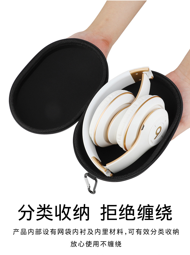 Normal quality Pu Case for Beats Studio 3 Wireless Heaphone Earbuds Protector cover Door to Door Shipping