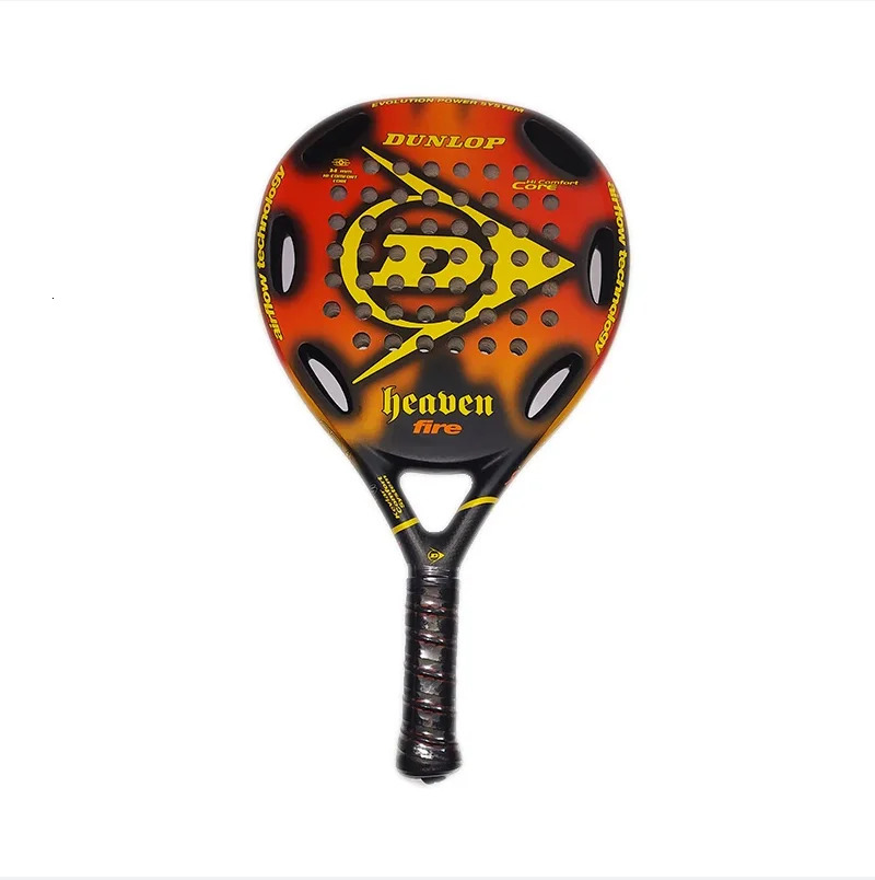 Squash Racquets Factory Tailings Polychrome Padel Tennis Rackets Pala Beach Paddle Carbon Fiber No Package Bag 3538mm Thickness 231020