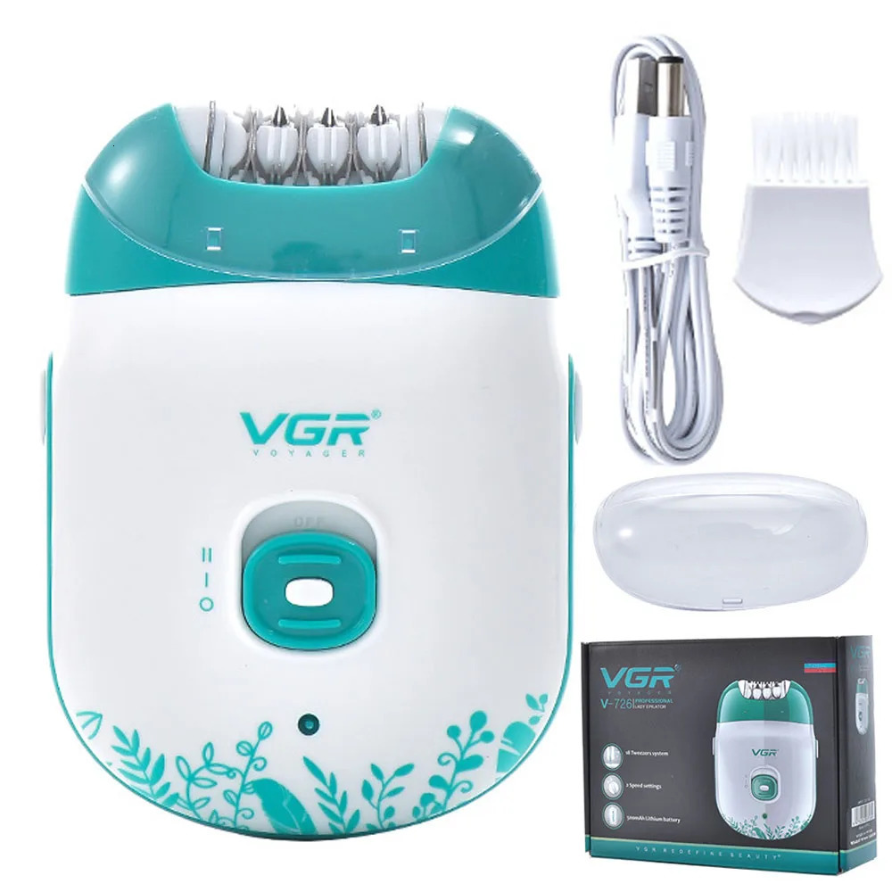 Epilator Electric Female USB Rechargeable Hair Removal Machine Noise Reduction Trimmer for Legs Depilatory Body Personal Care 231020