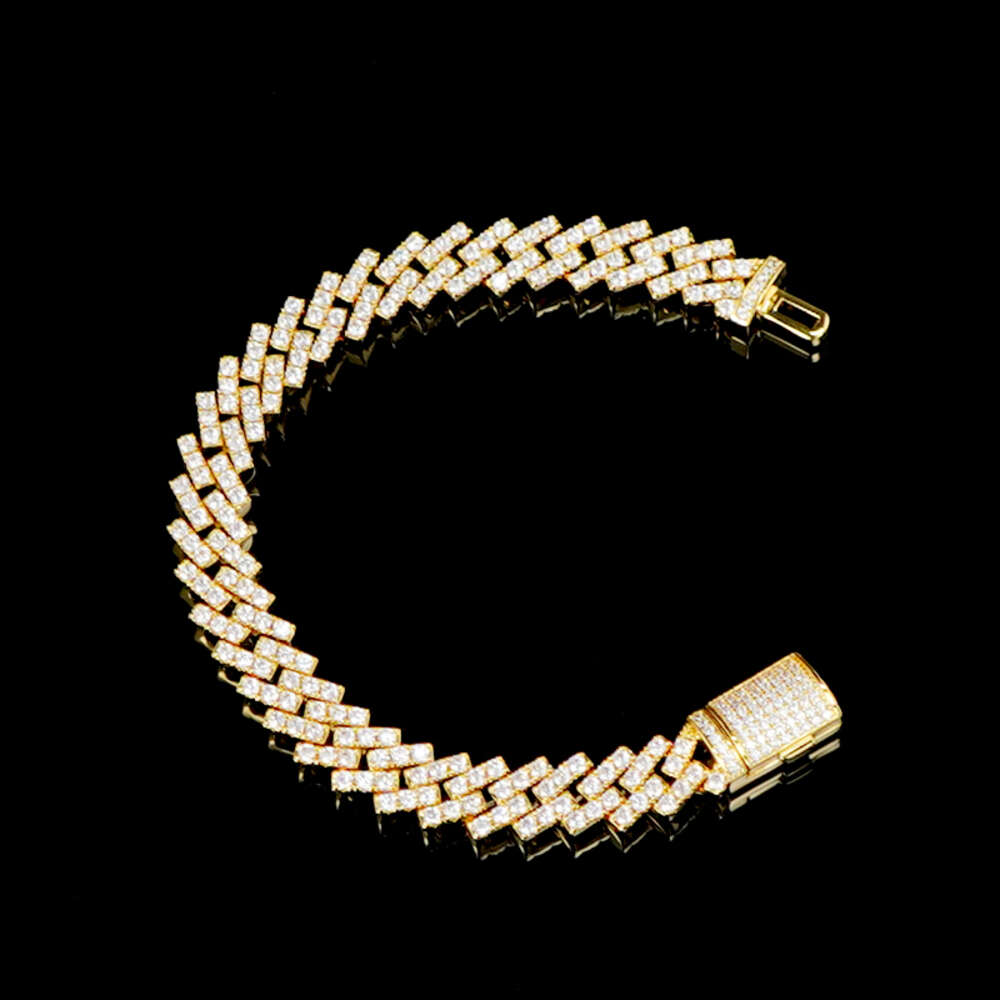10mm Wide Cuban Link Jewelry Diamond Luxury Necklace for Women and Man Moissanite Cuban Chain Cuban Link